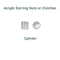 CylinderEarringNuts_1 - The Argus Collection