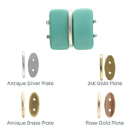 Cymbal Aselinos Carrier Bead Substitute or Spacer, 4 Pcs
