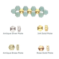 Cymbal Galini Honeycomb Bead Substitute, 4 Pcs.