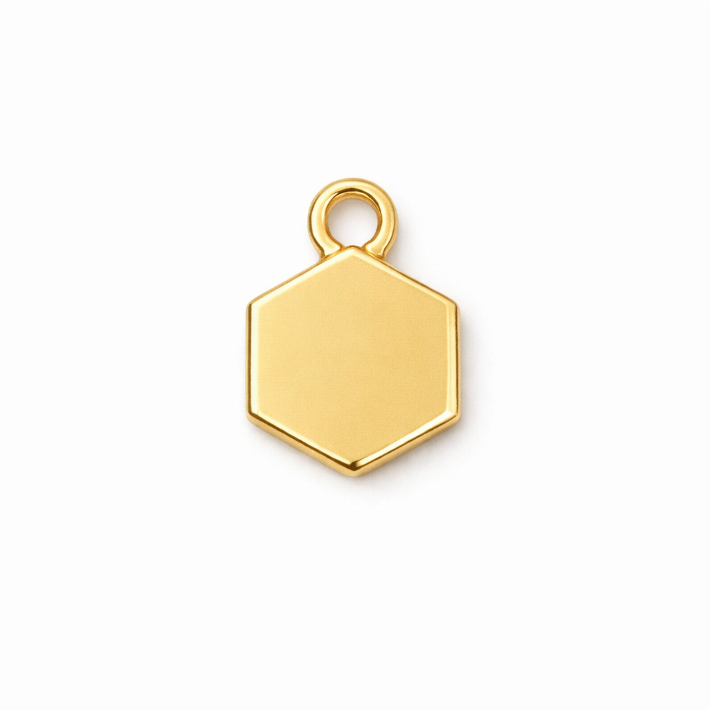 Cymbal Maragas, Honeycomb Bead Ending or Connector, 4 Pcs.