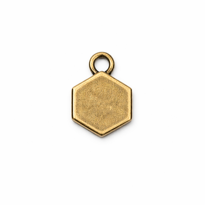 Cymbal Maragas, Honeycomb Bead Ending or Connector, 4 Pcs.