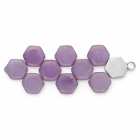 Cymbal Maragas, Honeycomb Bead Ending or Connector, 4 Pcs.