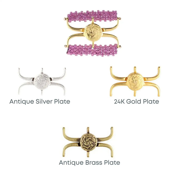 Cymbal Souda III Magnetic Clasp for Seed Beads, 1 pc – The Argus Collection