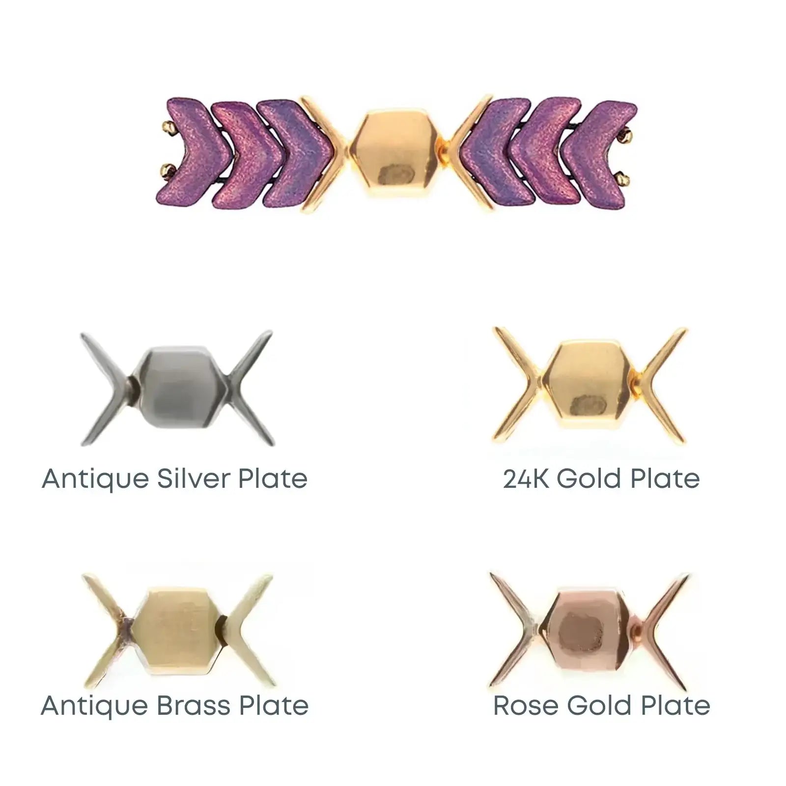 Cymbal Vorino, Chevron Magnetic Clasp, 1 pc
