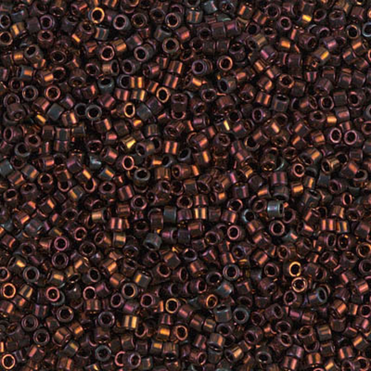 Miyuki 11/0 Delica Beads, DB1002, Metallic Gold Iris, 5g