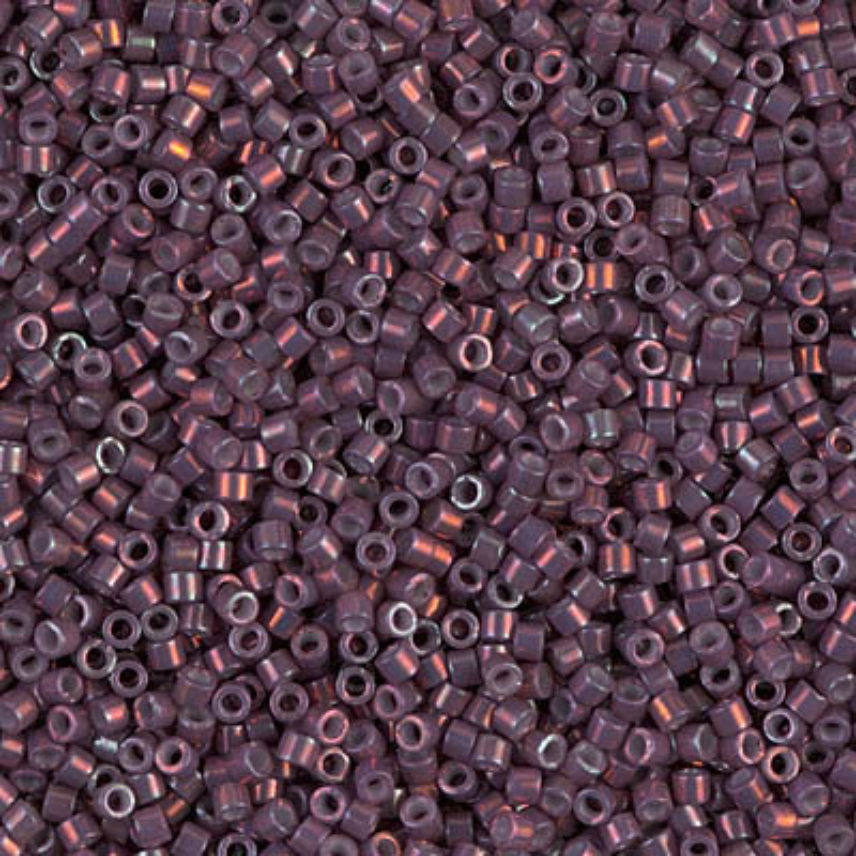 Miyuki 11/0 Delica Beads, DB1012, Metallic Medium Raspberry Gold Luster, 5g