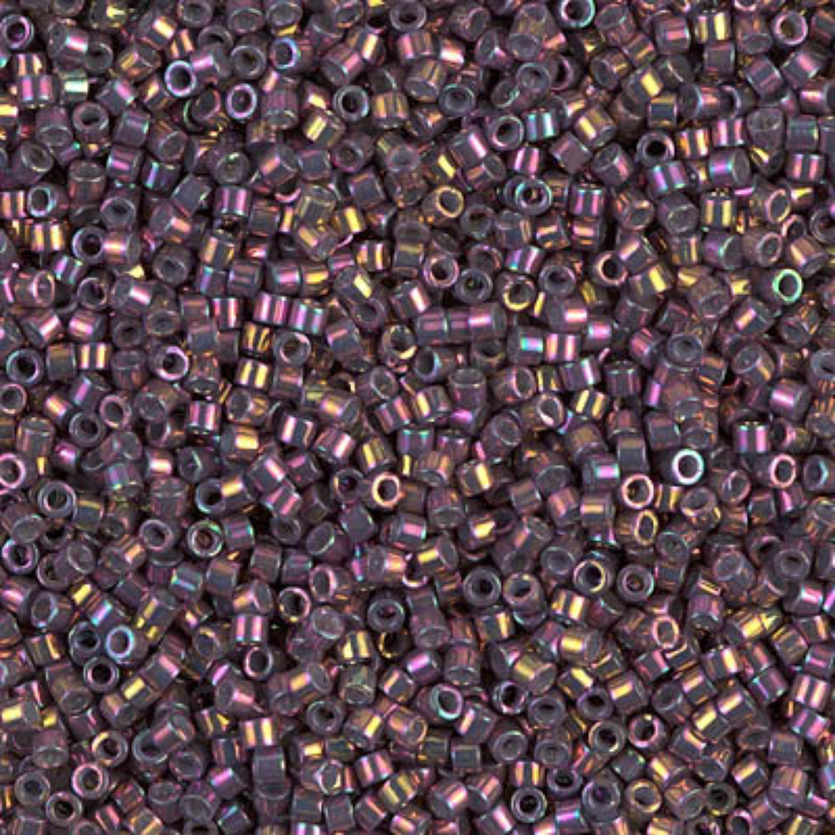 Miyuki 11/0 Delica Beads, DB1014, Metallic Thistle Gold Luster, 5g