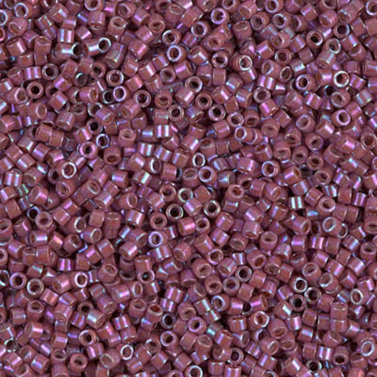 Miyuki 11/0 Delica Beads, DB1015, Metallic Raspberry Gold Luster, 5g
