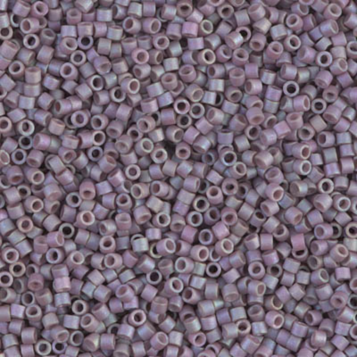 Miyuki 11/0 Delica Beads, DB1065, Metallic Matte Wisteria AB, 5g