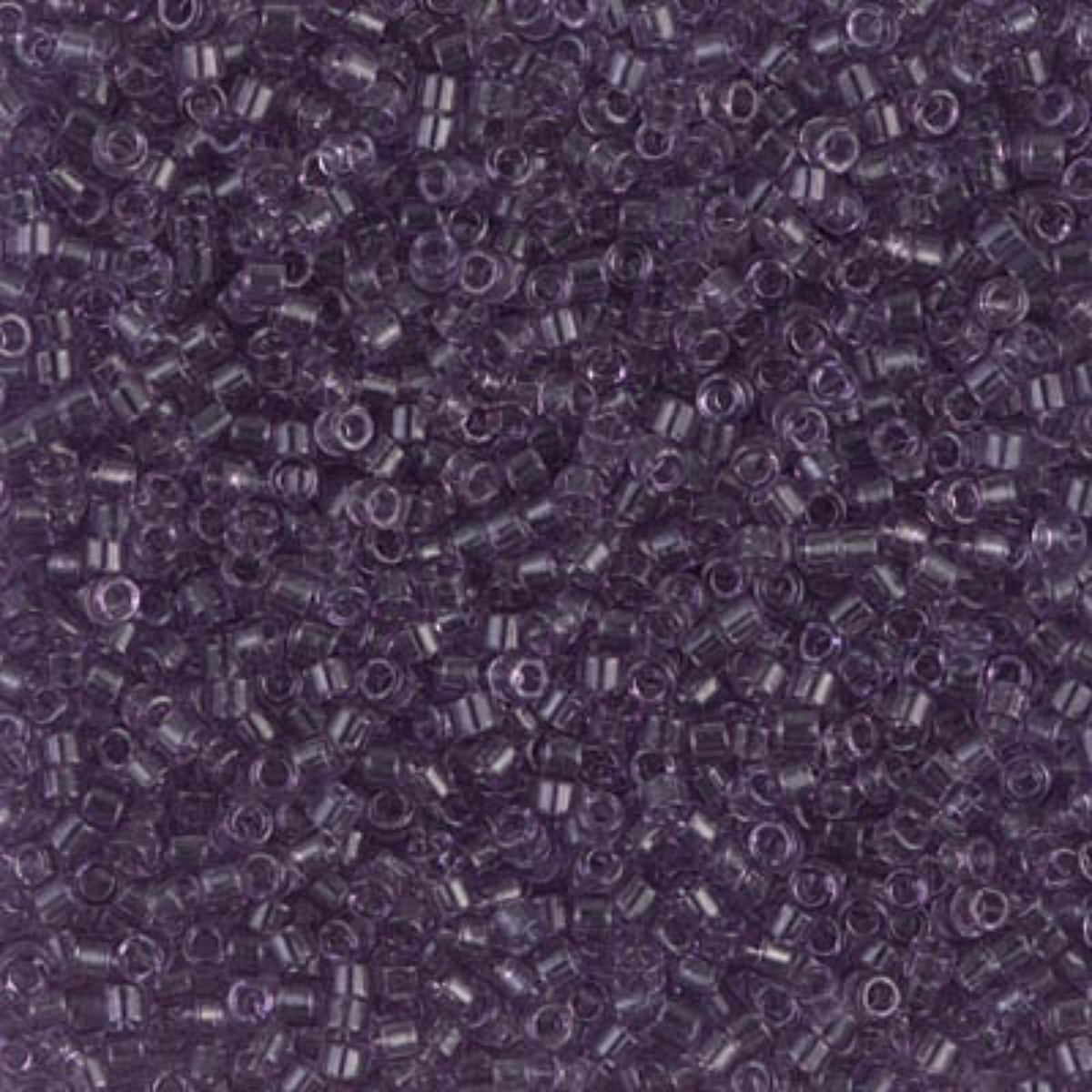 Miyuki 11/0 Delica Beads, DB1105, Transparent Light Amethyst, 5g