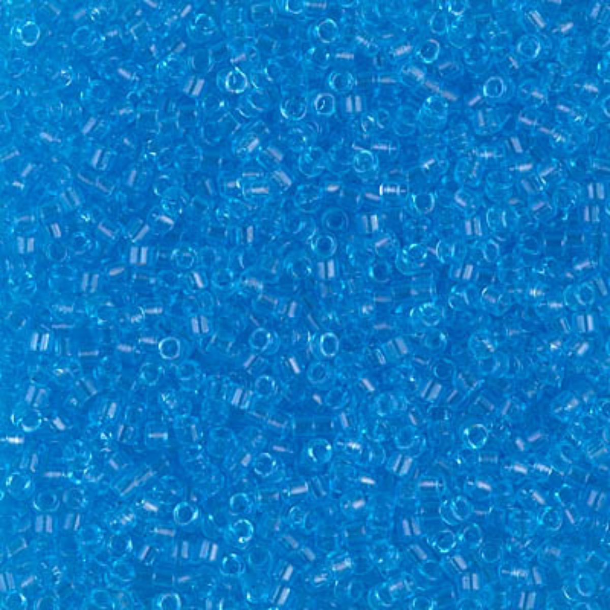 Miyuki 11/0 Delica Beads, DB1109, Transparent Ocean Blue, 5g