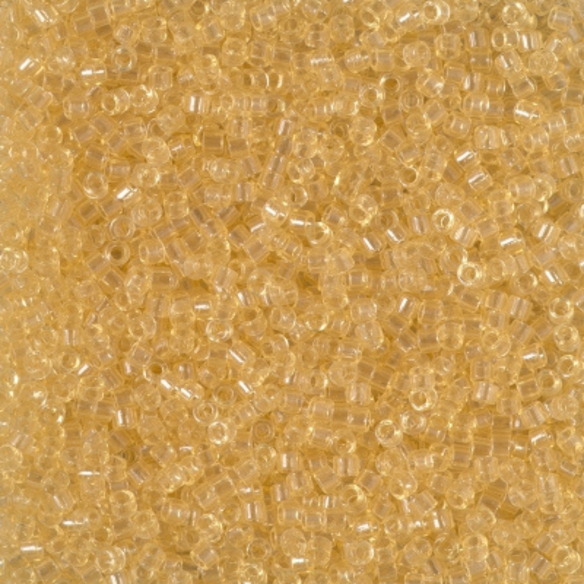 Miyuki 11/0 Delica Beads, DB1112, Transparent Ivory, 5g