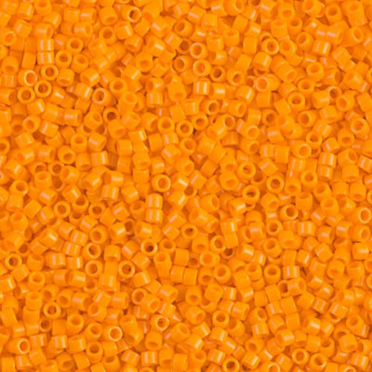 Miyuki 11/0 Delica Beads, DB1133, Opaque Mandarin, 5g