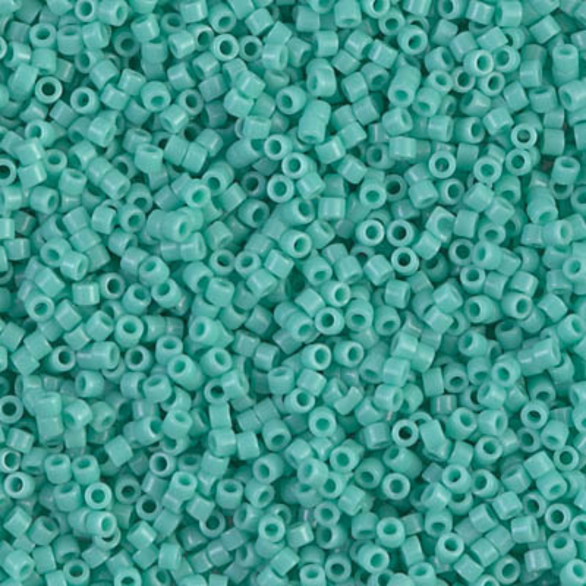 Miyuki 11/0 Delica Beads, DB1136, Opaque Sea Opal, 5g