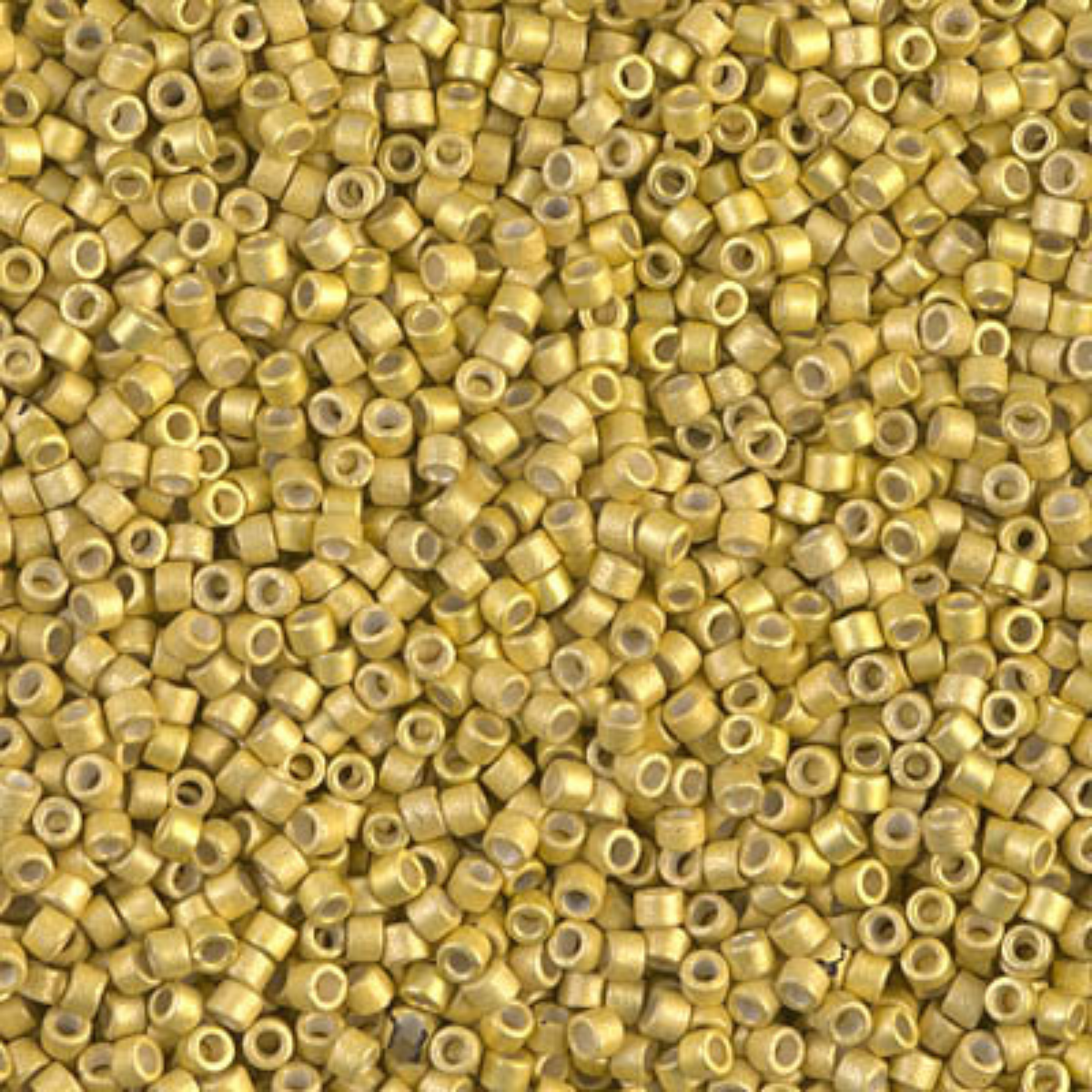 Miyuki 11/0 Delica Beads, DB1154, Galvanized Semi-Matte Zest, 5g
