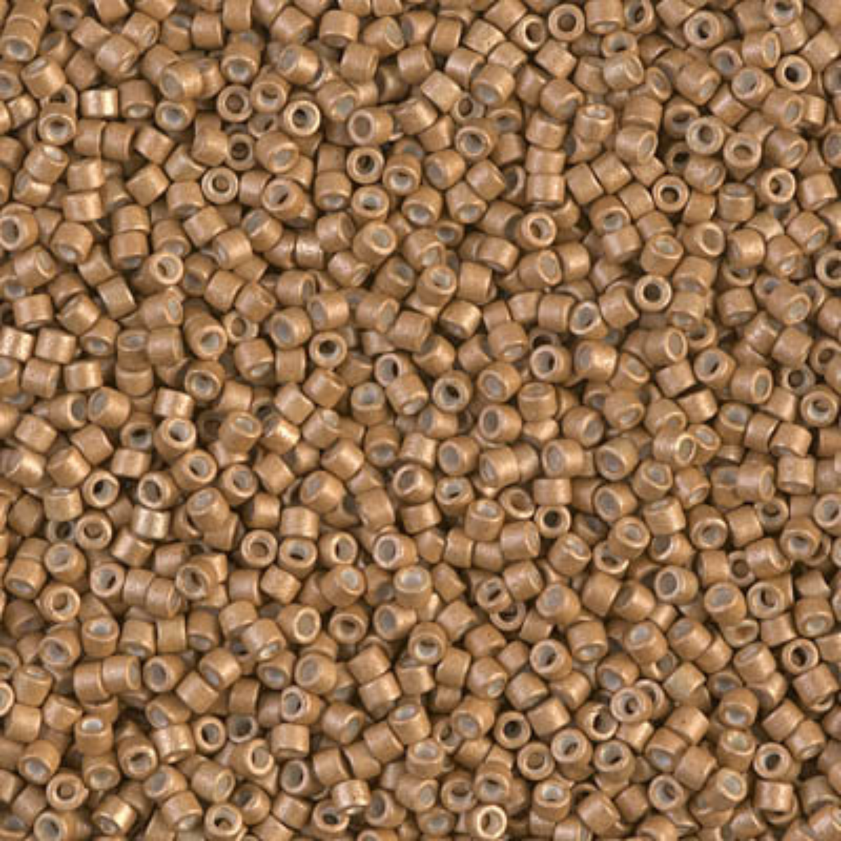 Miyuki 11/0 Delica Beads, DB1163, Galvanized Matte Mead, 5g