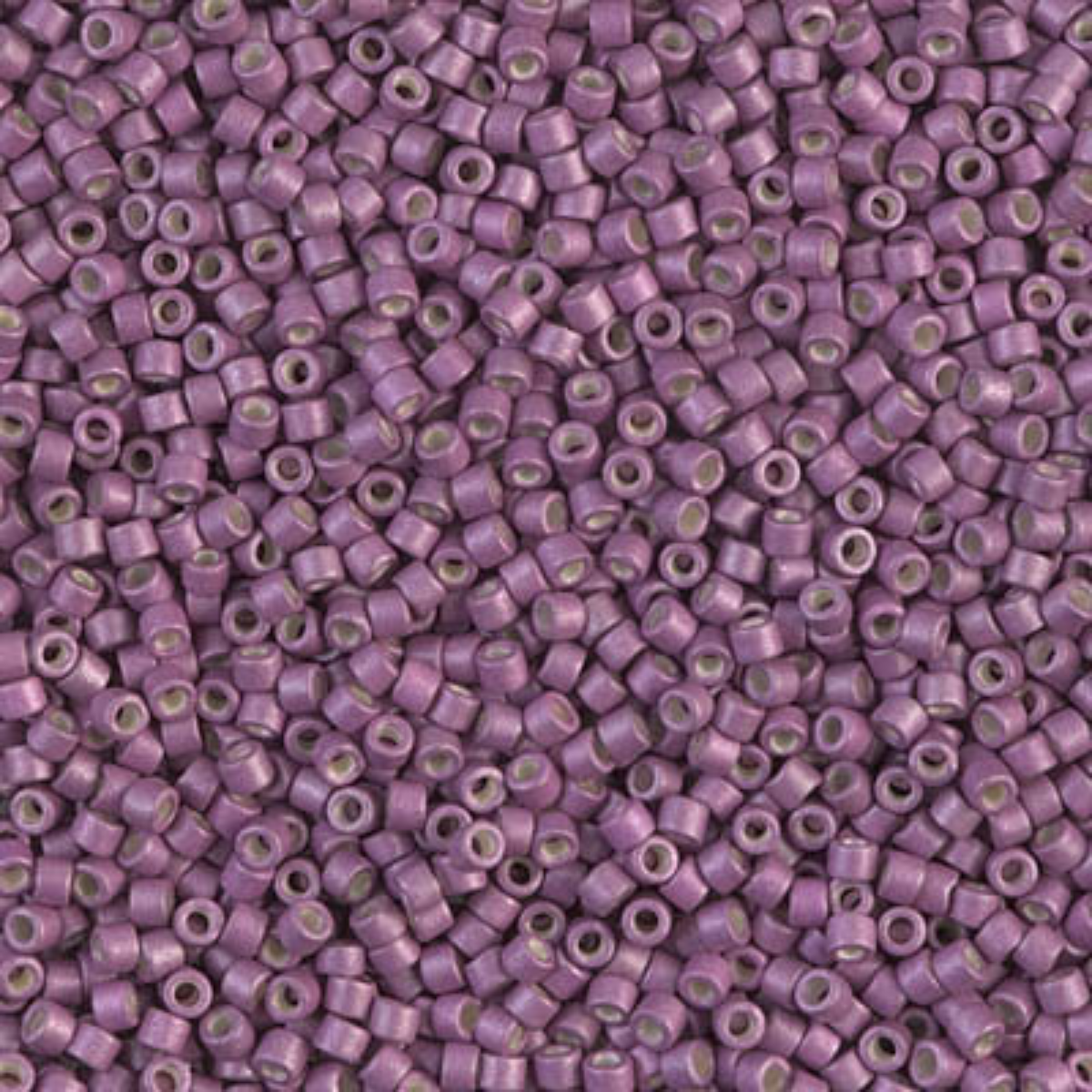 Miyuki 11/0 Delica Beads, DB1173, Galvanized Matte Magenta, 5g