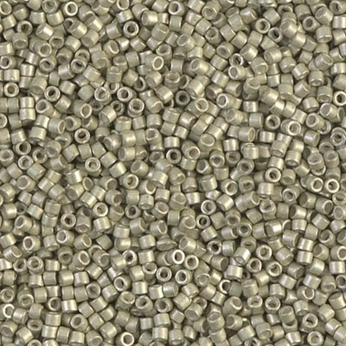 Miyuki 11/0 Delica Beads, DB1181, Galvanized Semi-Matte Aloe, 5g