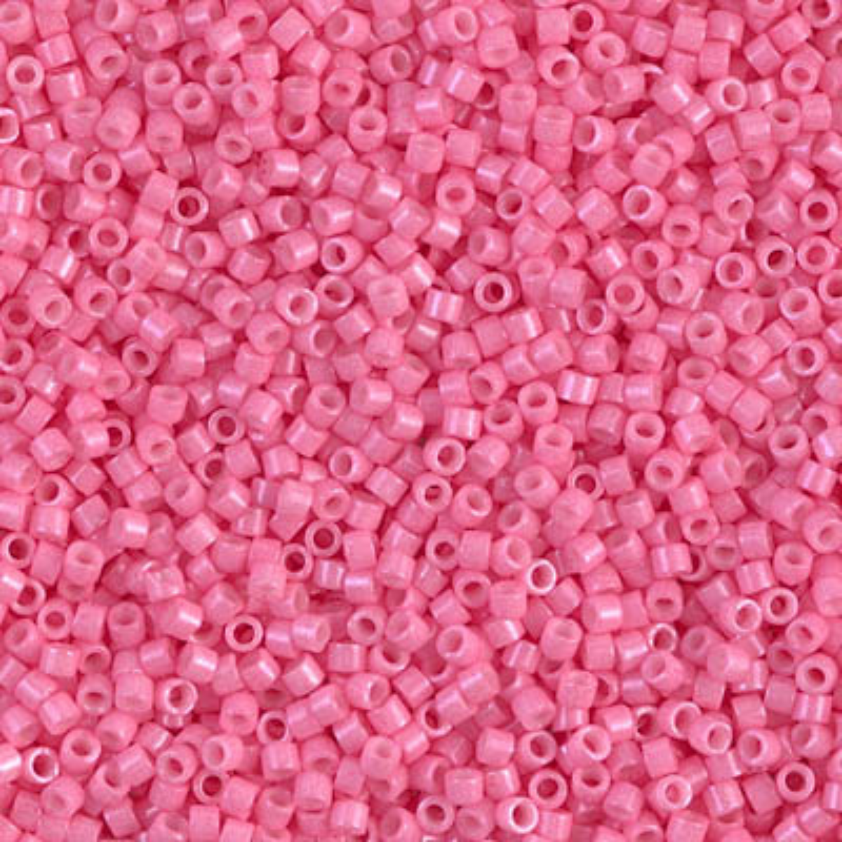 Miyuki 11/0 Delica Beads, DB1371, Opaque Rose Dyed, 5g