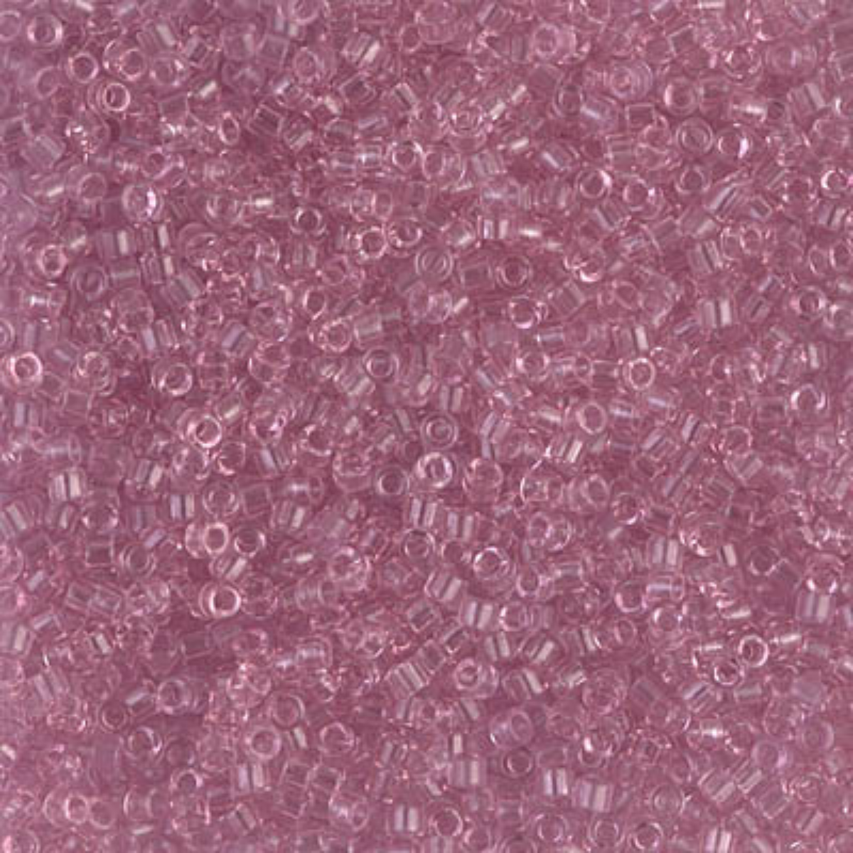 Miyuki 11/0 Delica Beads, DB1403, Transparent Pale Orchid, 5g