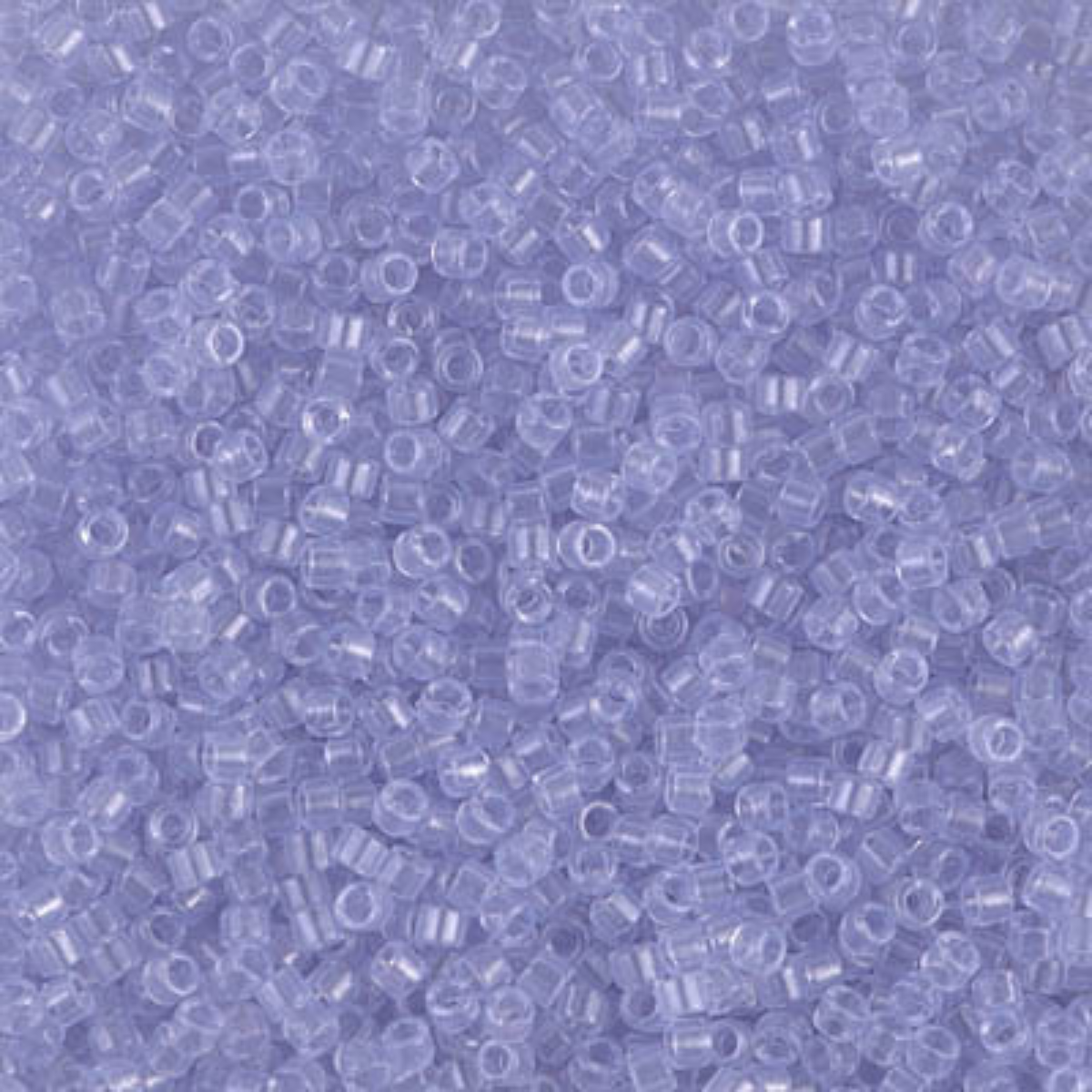 Miyuki 11/0 Delica Beads, DB1407, Transparent Pale Amethyst, 5g