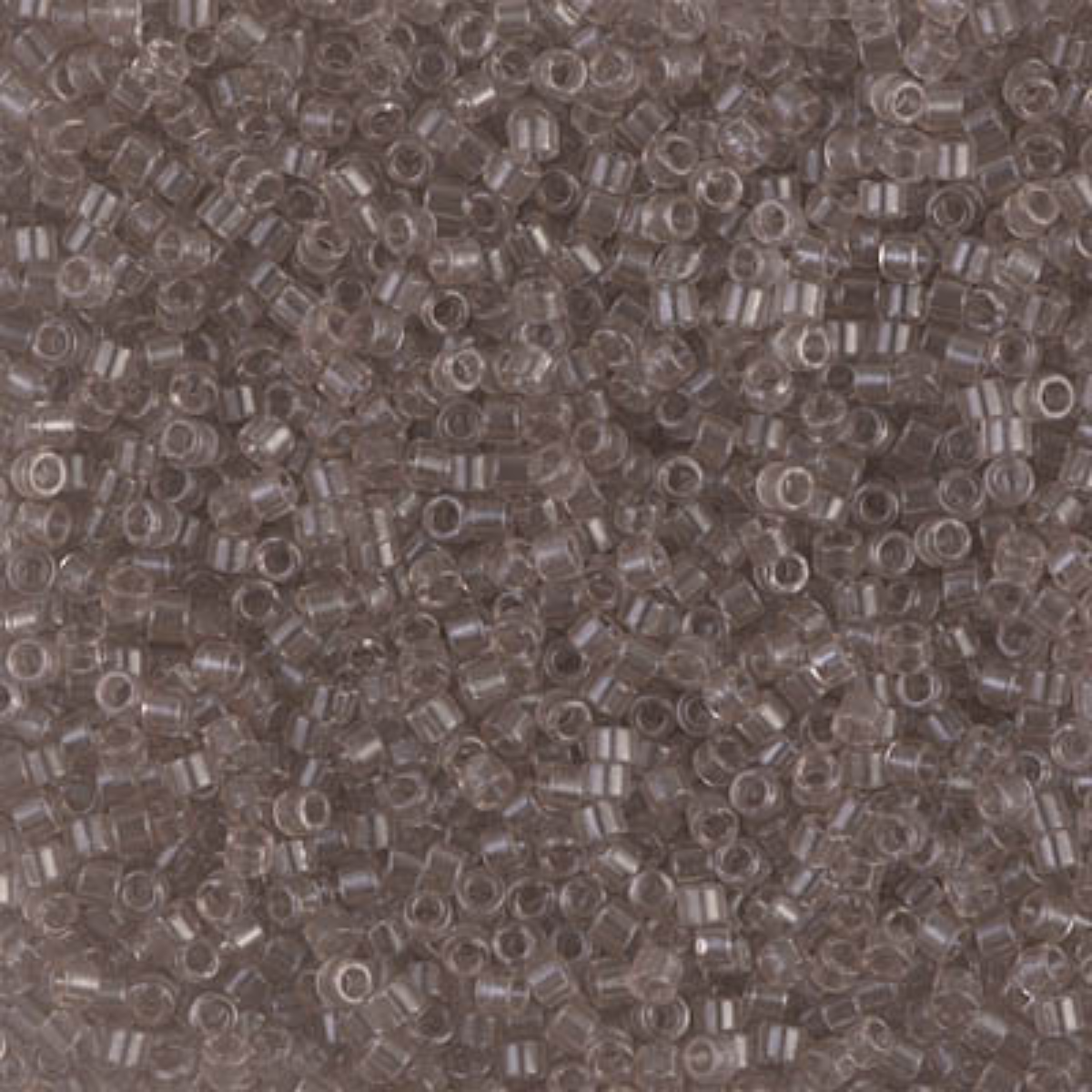 Miyuki 11/0 Delica Beads, DB1416, Transparent Light Taupe, 5g