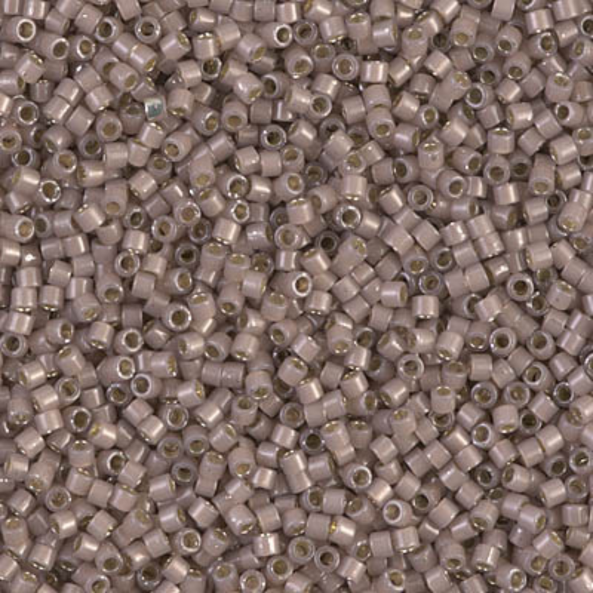 Miyuki 11/0 Delica Beads, DB1460, Silver Lined Shell Cinnamon, 5g