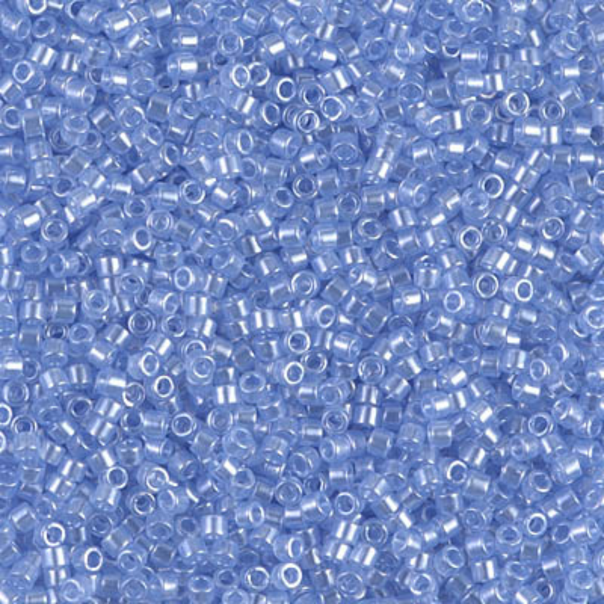 Miyuki 11/0 Delica Beads, DB1475, Transparent Pale Sky Blue Luster, 5g