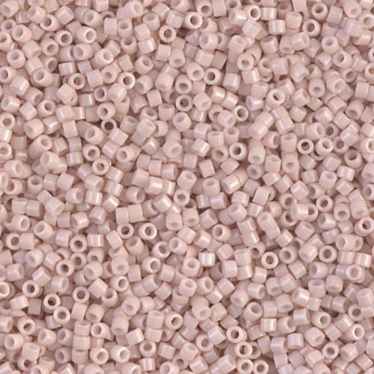 Miyuki 11/0 Delica Beads, DB1495-1, Opaque Pink Champagne, 5g