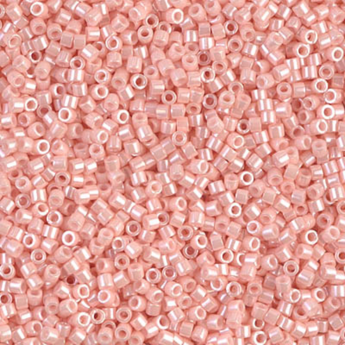 Miyuki 11/0 Delica Beads, DB1533-1, Opaque Light Salmon Ceylon, 5g