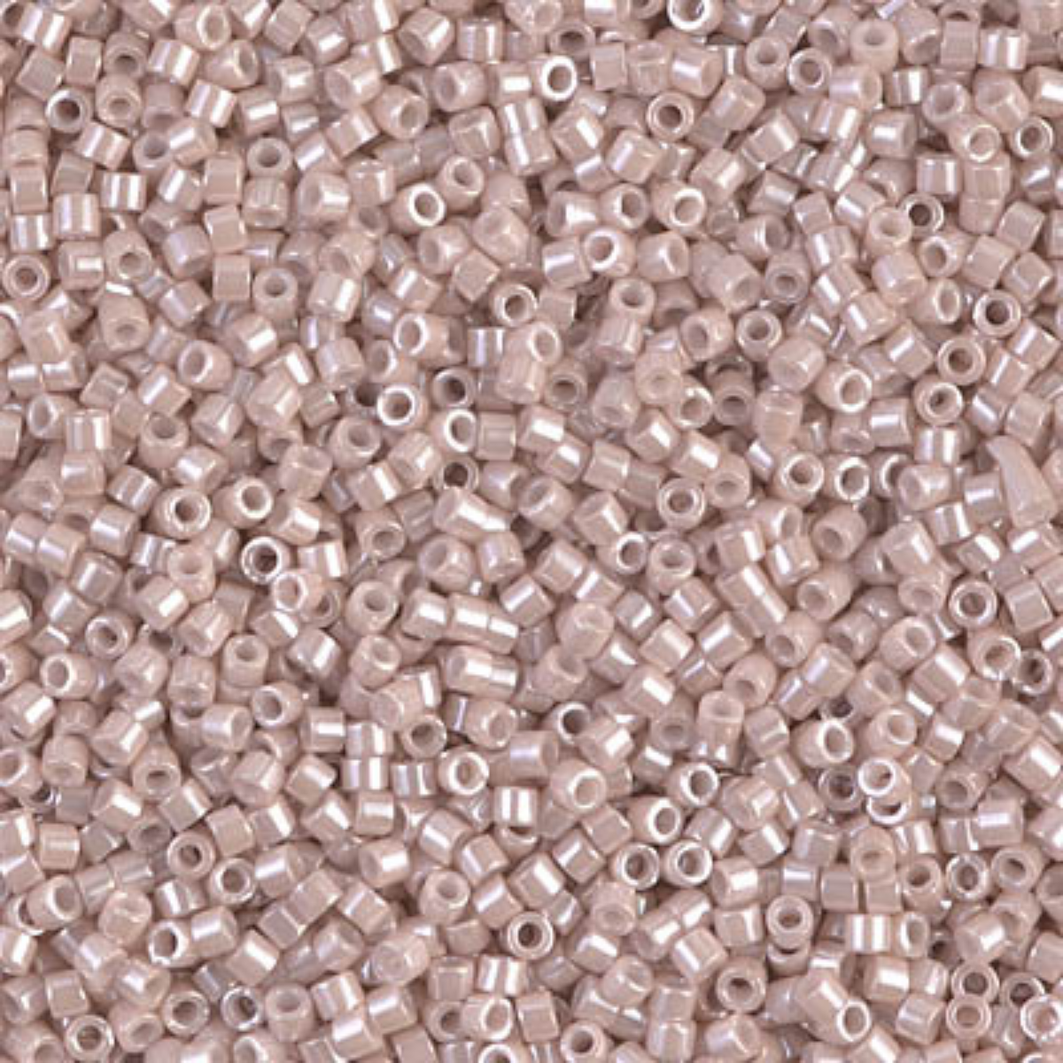 Miyuki 11/0 Delica Beads, DB1535-1, Opaque Pink Champagne Ceylon, 5g