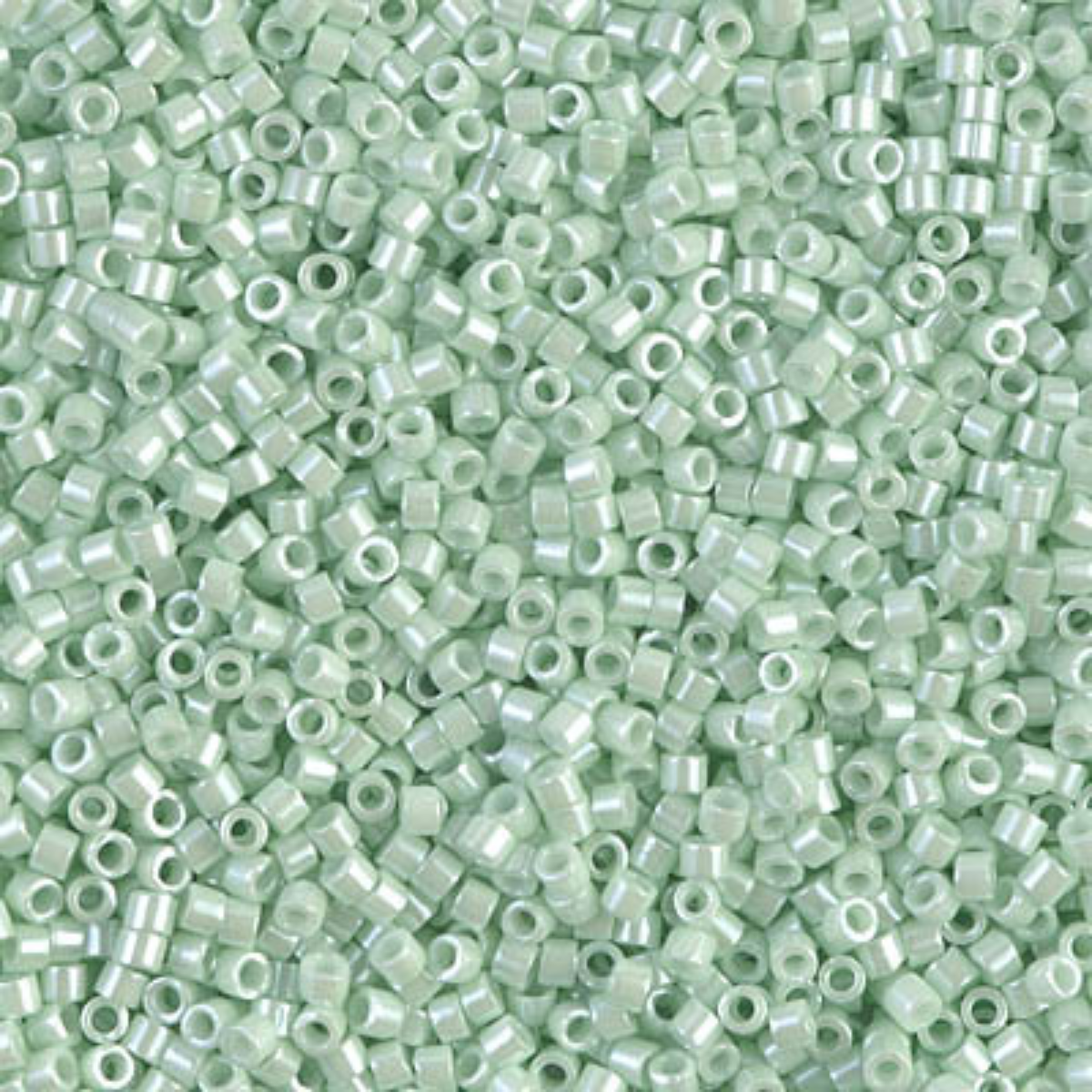 Miyuki 11/0 Delica Beads, DB1536-1, Opaque Light Mint Ceylon, 5g