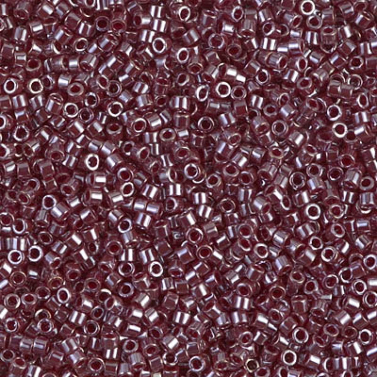 Miyuki 11/0 Delica Beads, DB1565, Opaque Currant Luster, 5g