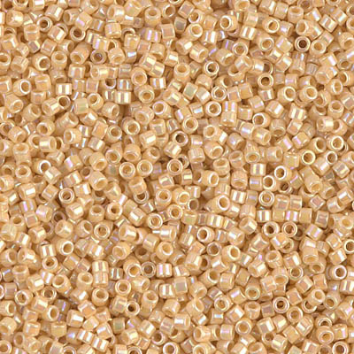 Miyuki 11/0 Delica Beads, DB1571, Opaque Pear AB, 5g