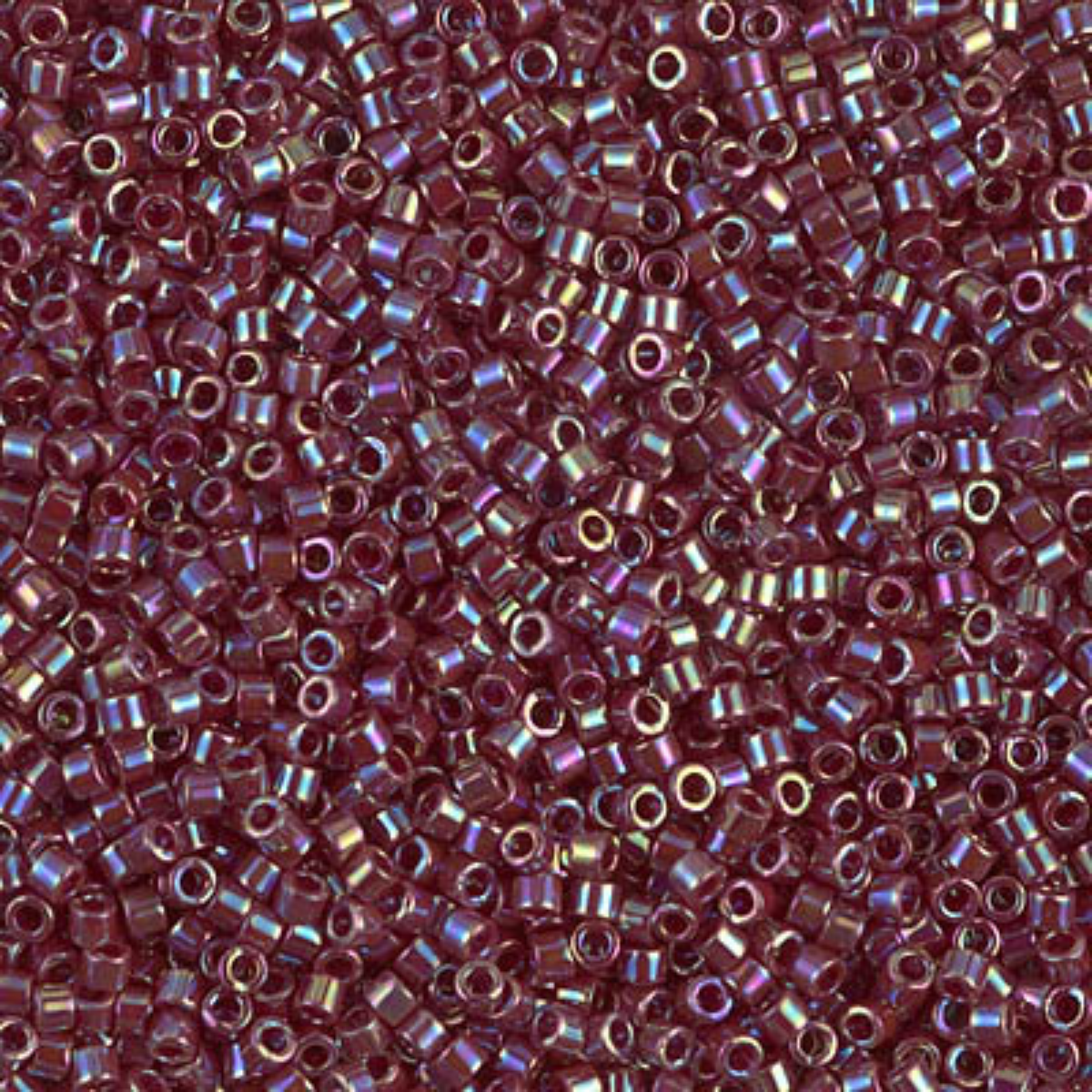 Miyuki 11/0 Delica Beads, DB1574, Opaque Currant AB, 5g