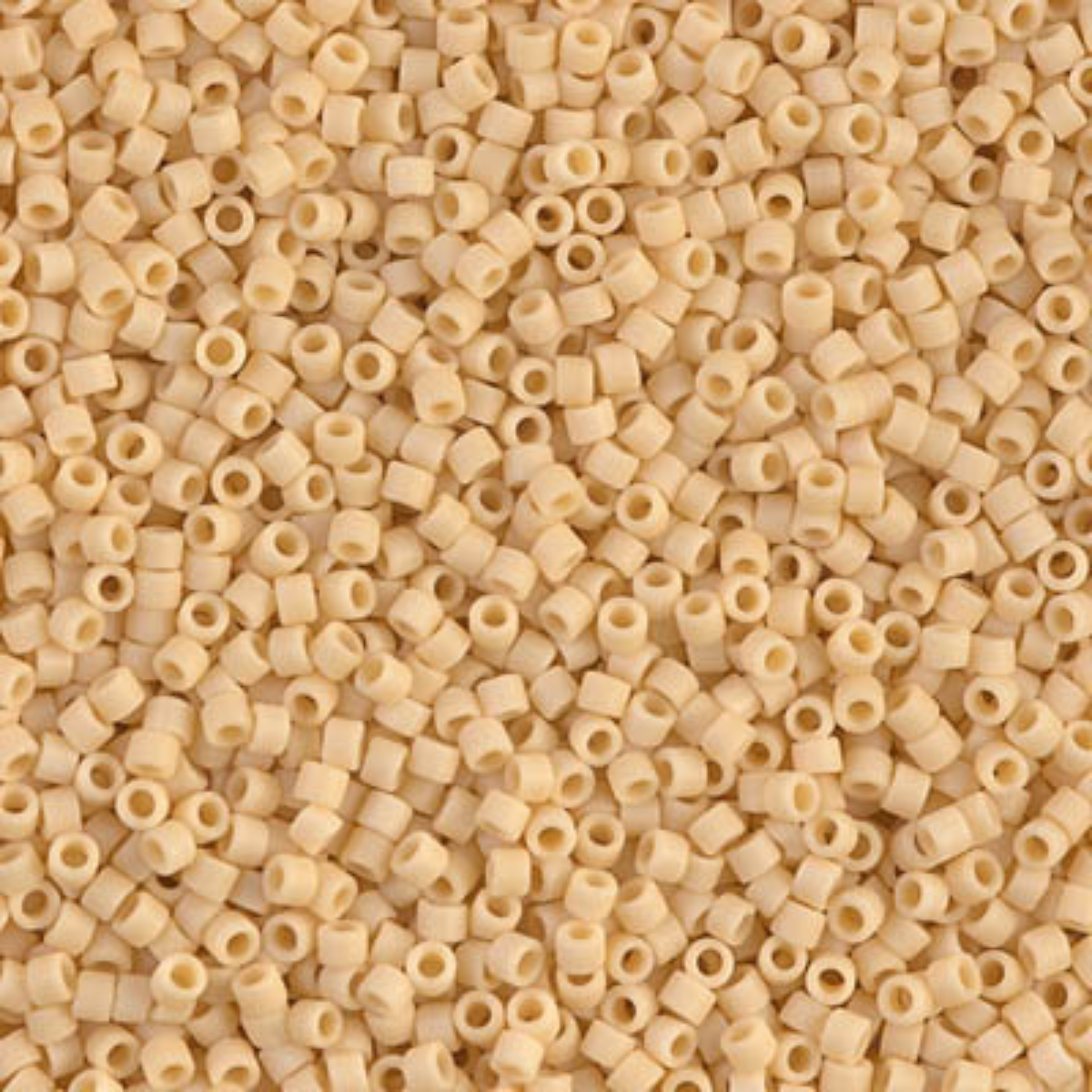 Miyuki 11/0 Delica Beads, DB1581, Matte Opaque Pear, 5g