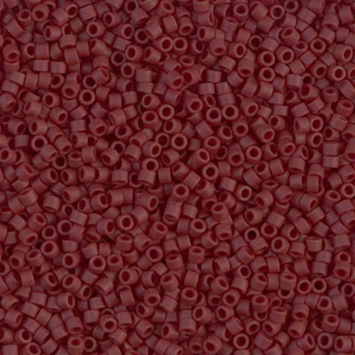 Miyuki 11/0 Delica Beads, DB1584, Matte Opaque Currant, 5g