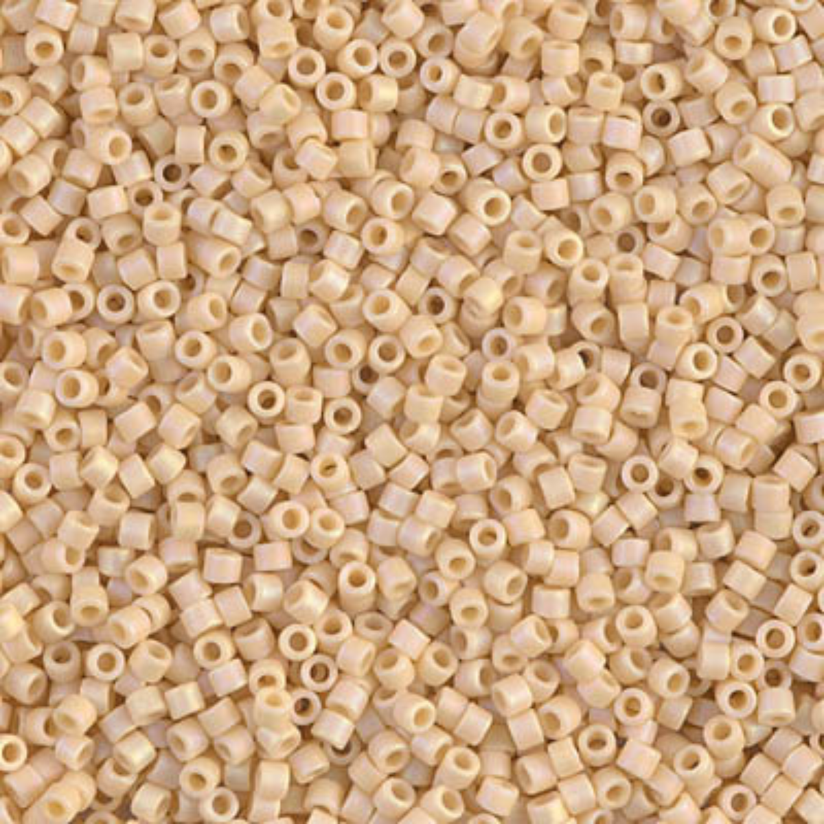 Miyuki 11/0 Delica Beads, DB1591, Matte Opaque Pear AB, 5g
