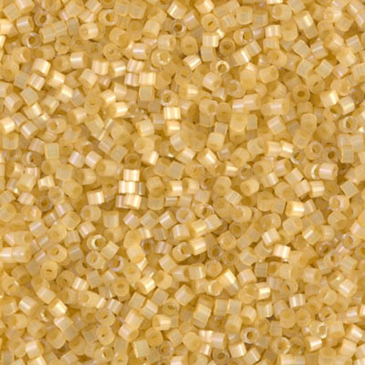Miyuki 11/0 Delica Beads, DB1801, Silk Satin Light Apricot, 5g