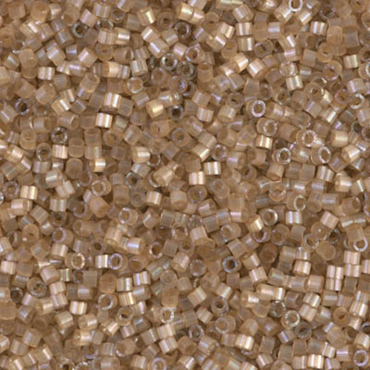 Miyuki 11/0 Delica Beads, DB1802, Silk Satin Shell, 5g