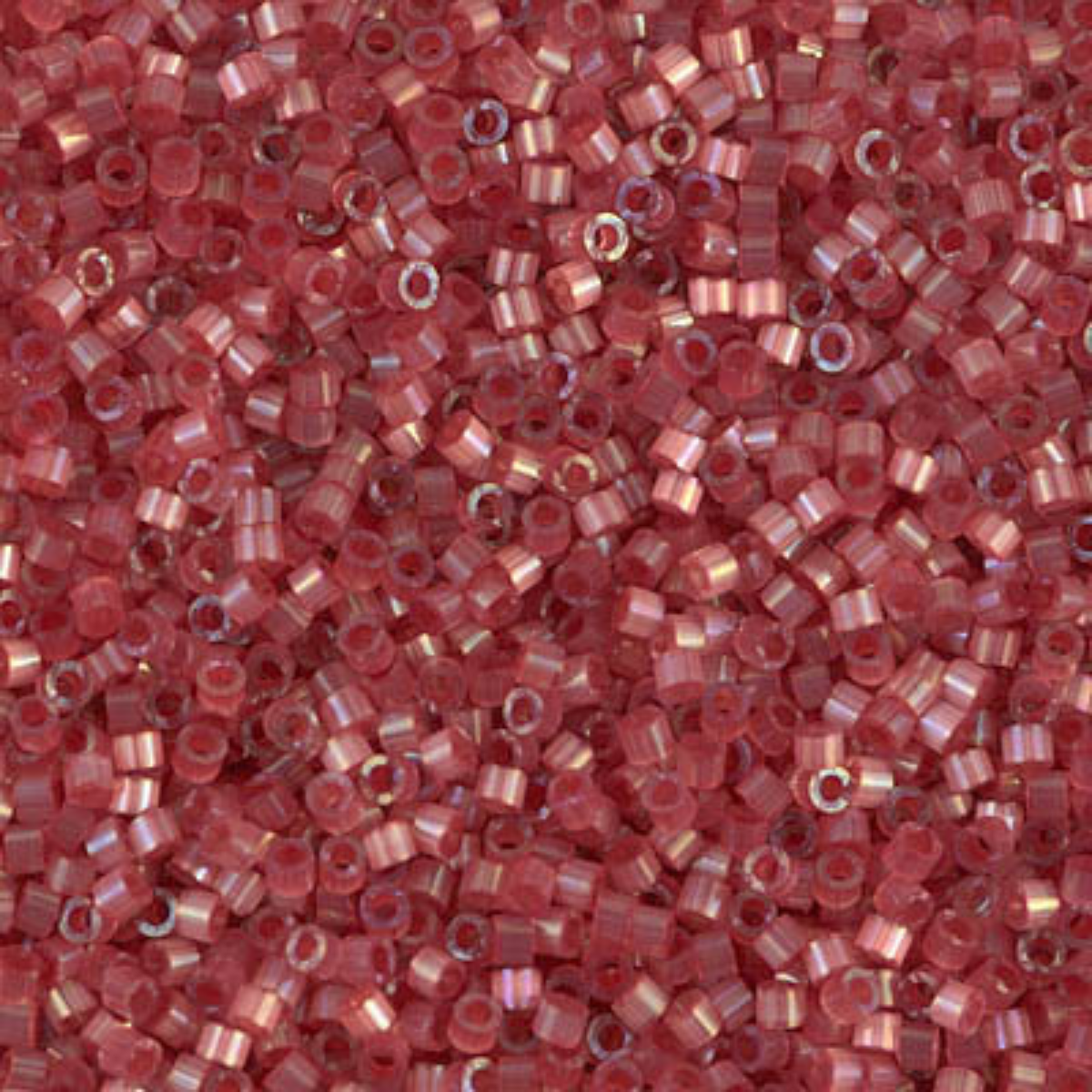 Miyuki 11/0 Delica Beads, DB1805, Silk Satin Dark Berry, 5g
