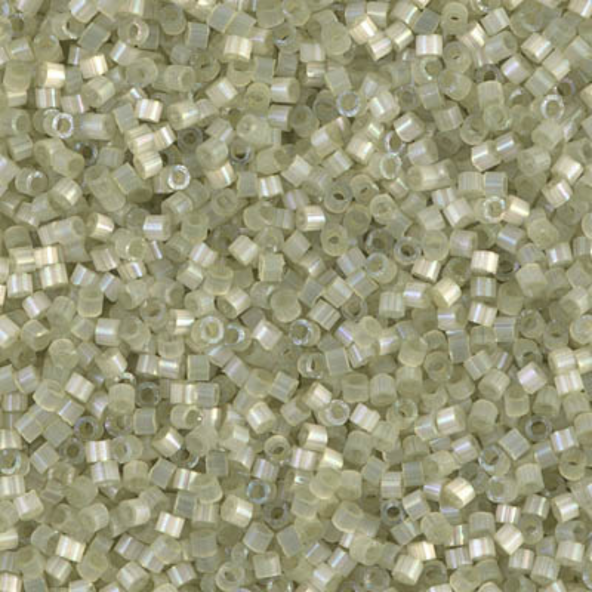 Miyuki 11/0 Delica Beads, DB1815, Silk Satin Pale Lime, 5g