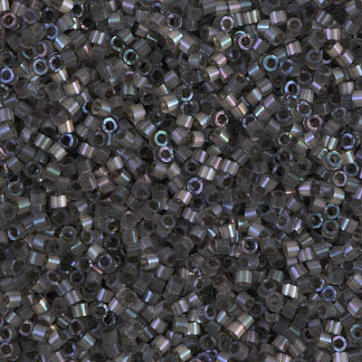 Miyuki 11/0 Delica Beads, DB1818, Silk Satin Rustic Grey, 5g