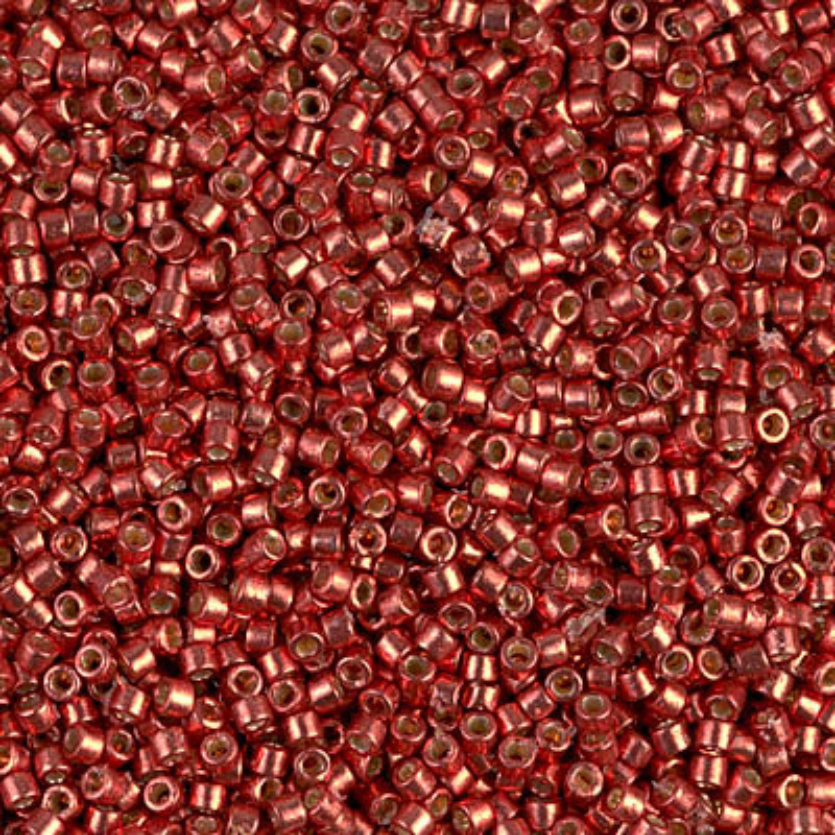Miyuki 11/0 Delica Beads, DB1838, Duracoat Galvanized Berry, 5g