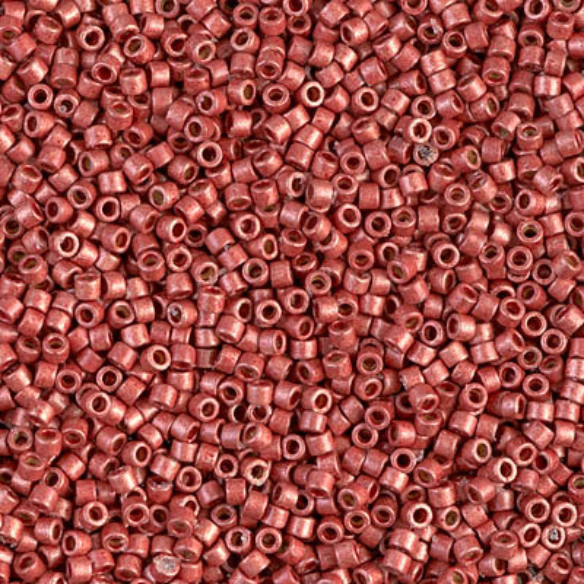 Miyuki 11/0 Delica Beads, DB1838F, Duracoat Galvanized Matte Berry, 5g