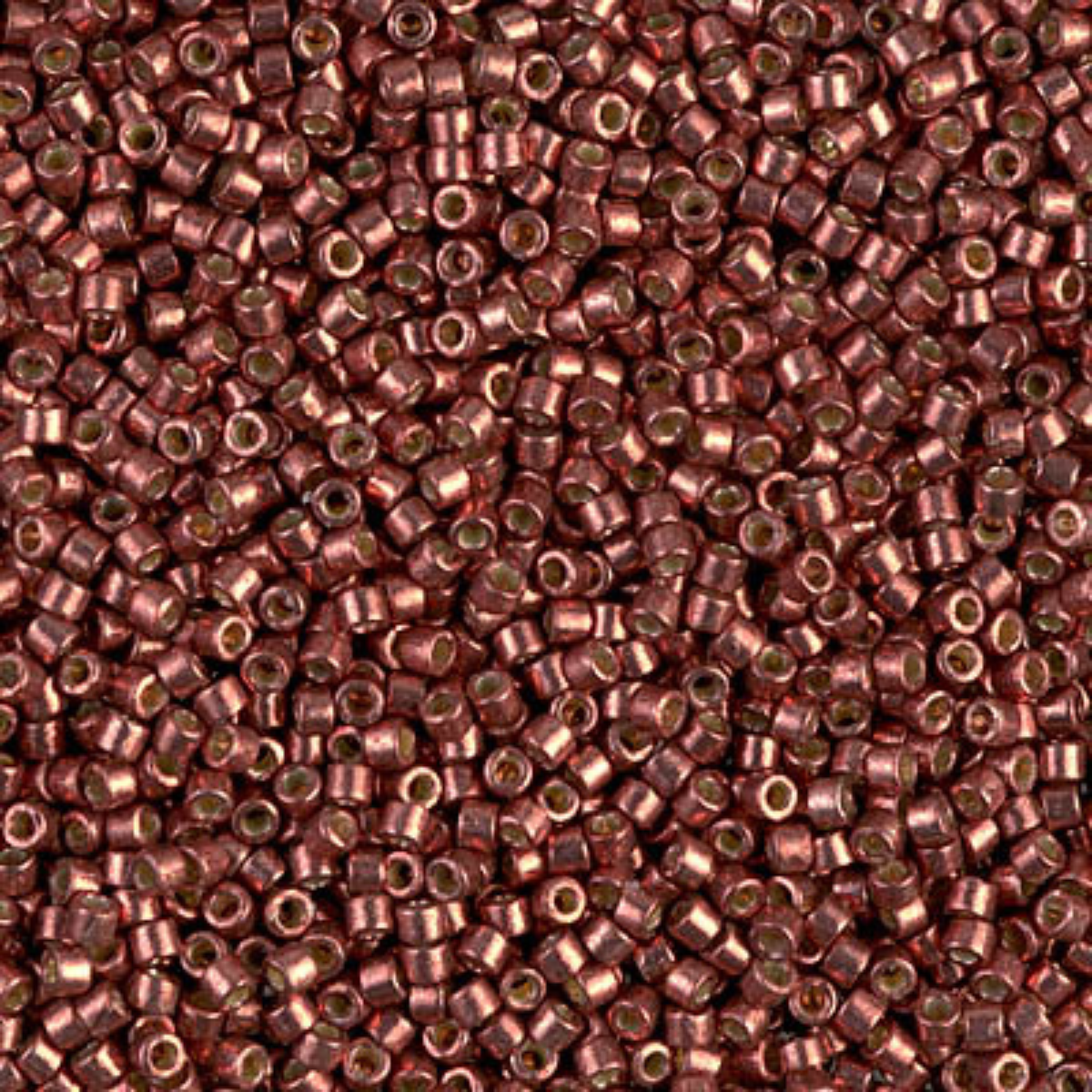 Miyuki 11/0 Delica Beads, DB1842, Duracoat Galvanized Dark Berry, 5g