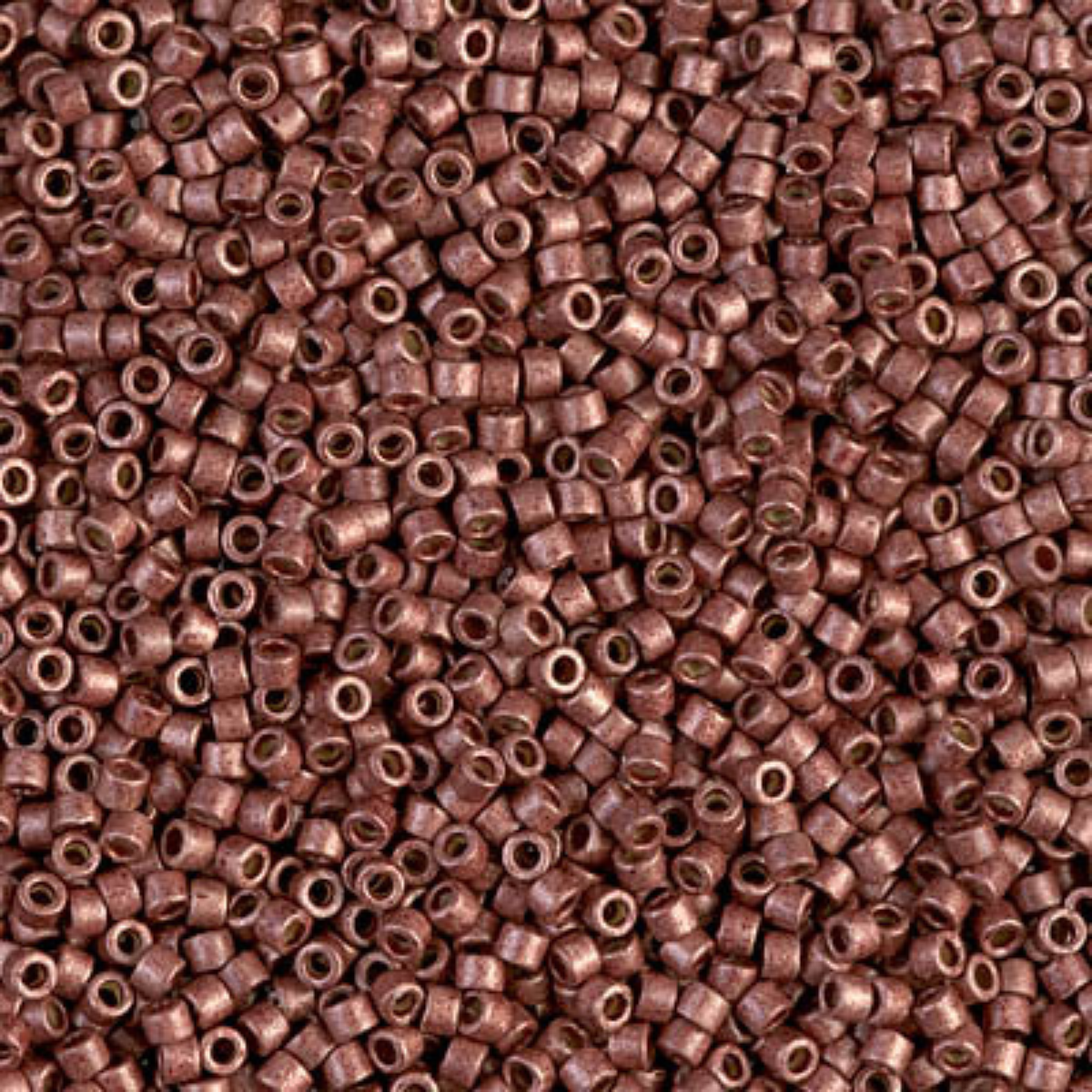 Miyuki 11/0 Delica Beads, DB1842F, Duracoat Galvanized Matte Dark Berry, 5g