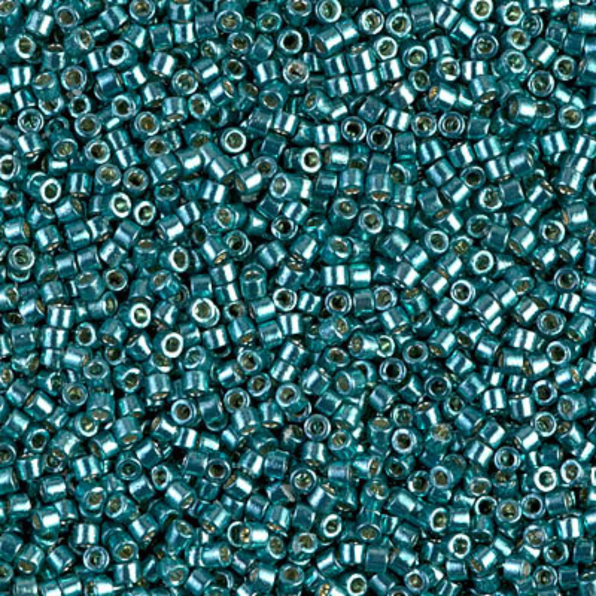 Miyuki 11/0 Delica Beads, DB1847, Duracoat Galvanized Seafoam, 5g