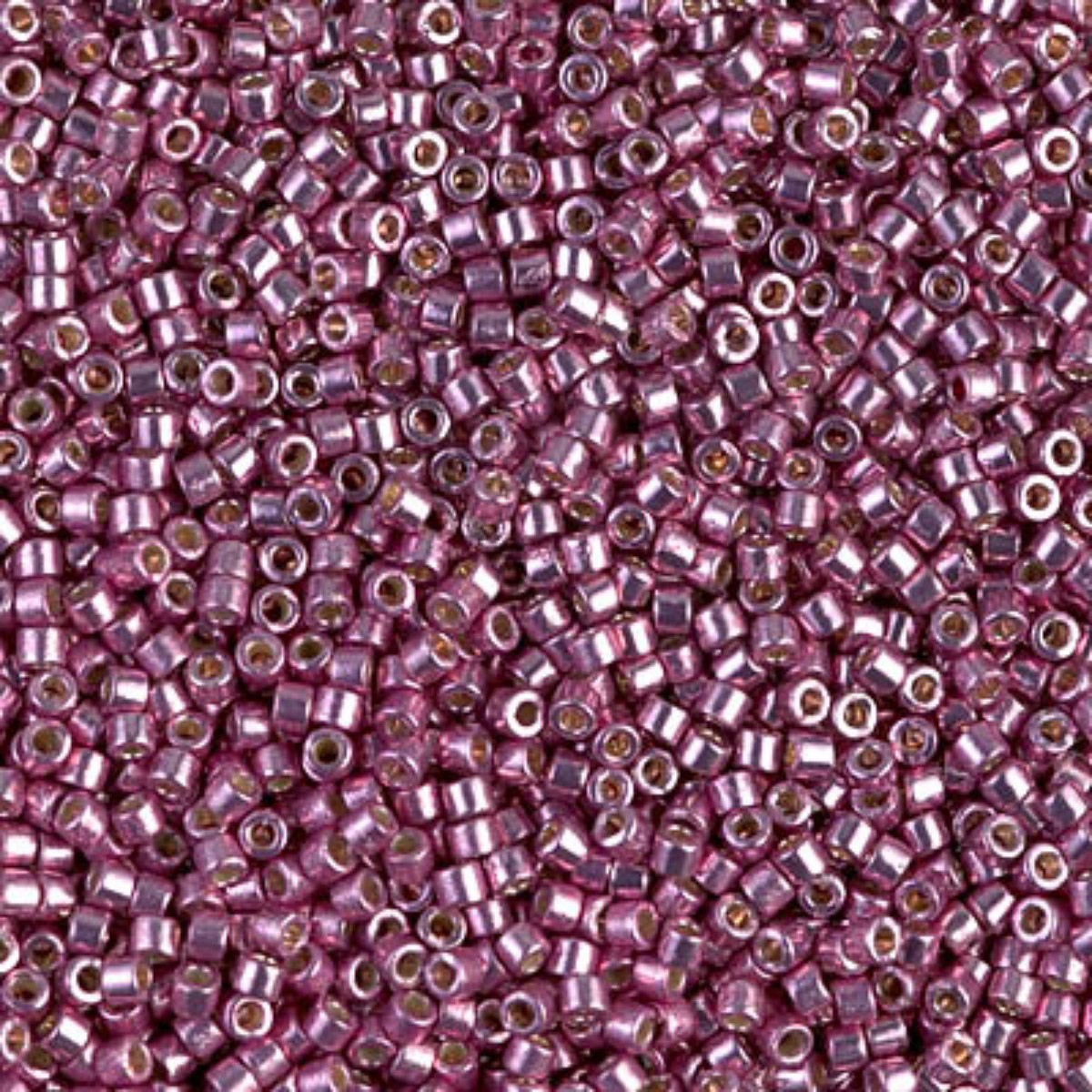 Miyuki 11/0 Delica Beads, DB1848, Duracoat Galvanized Dusty Orchid, 5g
