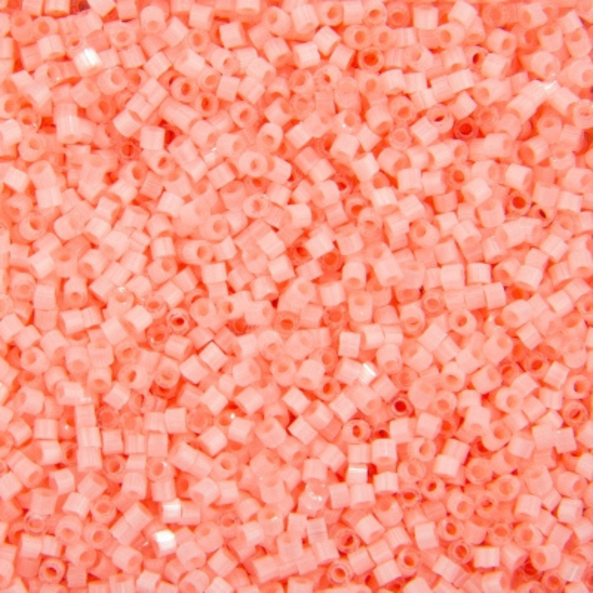 Miyuki 11/0 Delica Beads, DB1856, Silk Inside Dyed Flamingo, 5g